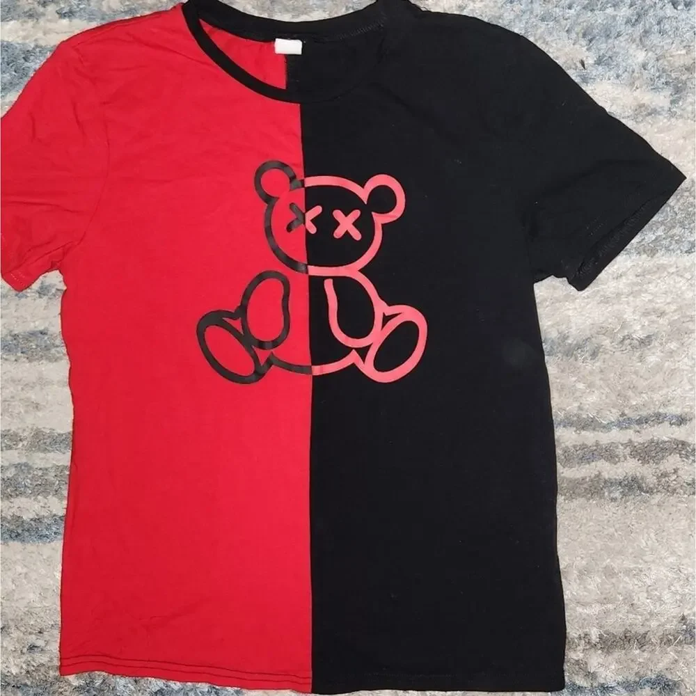 Two Tone Teddy Bear Top || Kids Shein 11-12